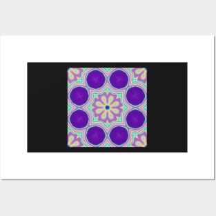 Violet Kaleidoscope Posters and Art